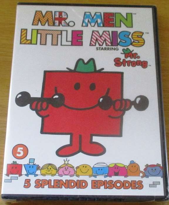 MR. MEN LITTLE MISS Starring Mr Strong 5 Spectacular episodes [NEW BB DVD SHELF]