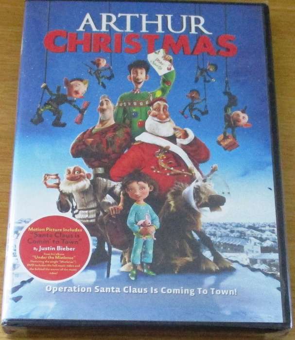 ARTHUR CHRISTMAS DVD [NEW BB DVD SHELF]