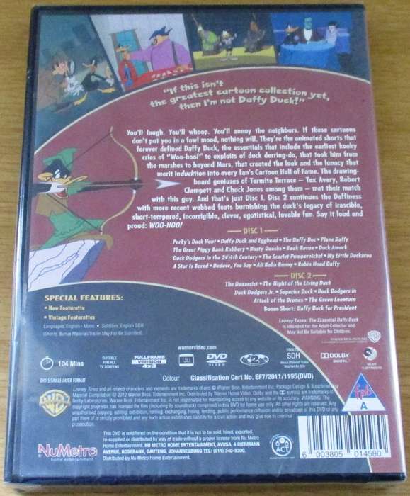 LOONEY TUNES THE ESSENTIAL DAFFY DUCK 2 DISC EDITION [NEW BB DVD SHELF]
