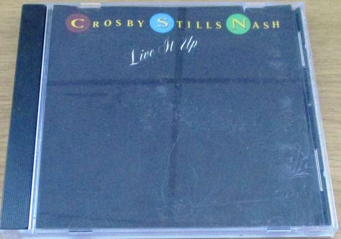 CROSBY STILL and NASH Live it Up CD Single [Shelf BB CD singles]
