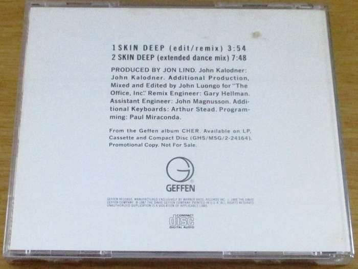 CHER Skin Deep CD [SHELF BB CD SINGLES]
