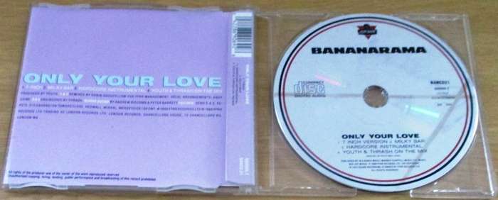 BANANARAMA Only Your Love CD Single [SHELF BB CD SINGLES]