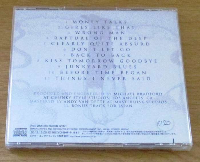 DEEP PURPLE Rapture of the Deep CD