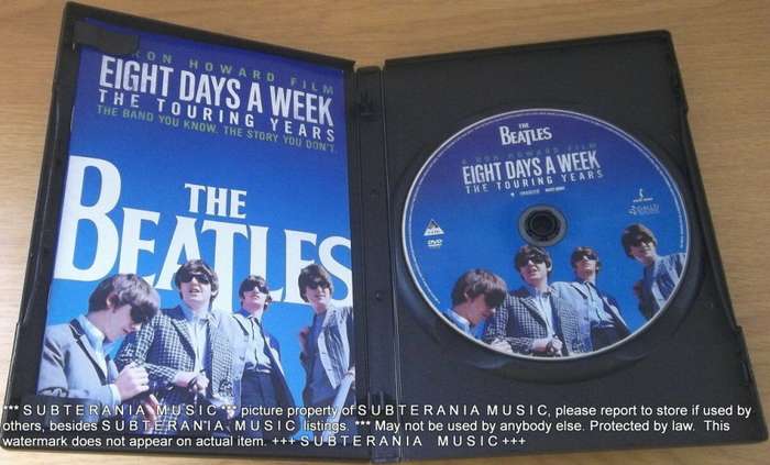 THE BEATLES Eight Days A Week The Touring Years DVD SOUTH AFRICA PAL DVDGMP41119