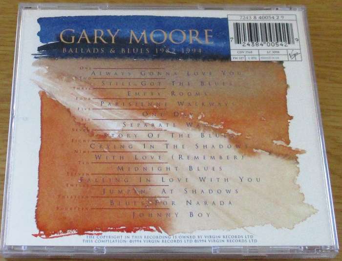 GARY MOORE Ballads and Blues 1982-1994 CD  [msr]