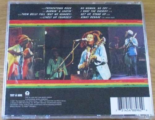 BOB MARLEY & THE WAILERS Live! CD [msr]