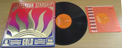 JEFFERSON STARSHIP Gold LP  + 7` UK Pressing VINYL RECORD