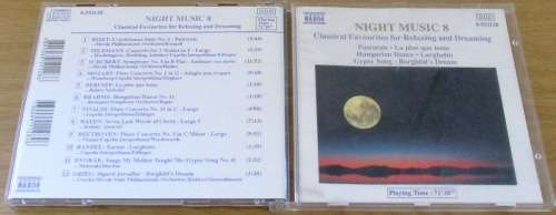 NIGHT MUSIC 8 Classical Favourites for Relaxing and Dreaming CD [Classical Box 2]