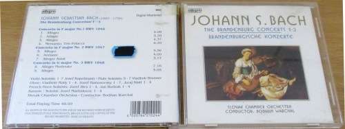 JOHANN S. BACH The Brandenburg Concerts 1-3 CD [Classical Box 3]