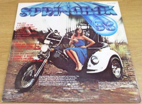 SPRINGBOK 53  VINYL LP RECORD