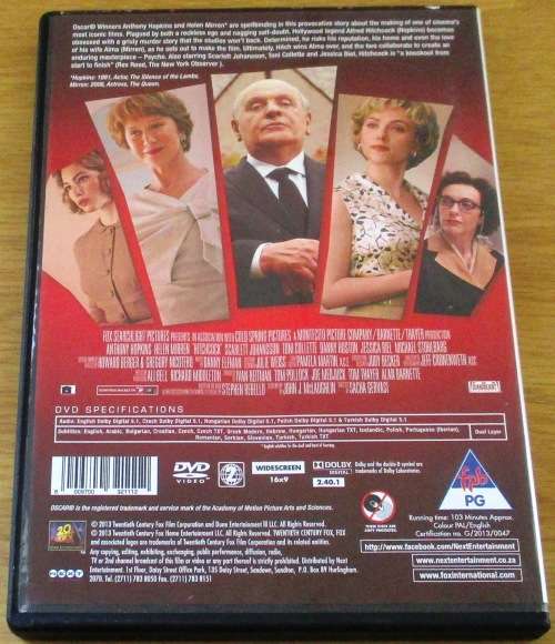 CULT FILM: HITCHCOCK Anthony Hopkins  [DVD BOX 8]