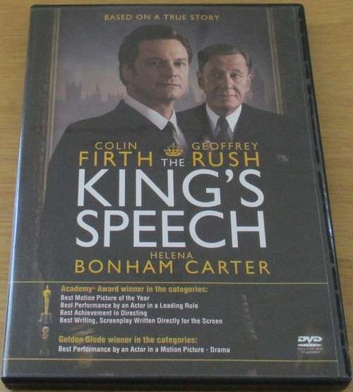 CULT FILM: THE KING`S SPEECH Colin Firth DVD  [DVD BOX 8]