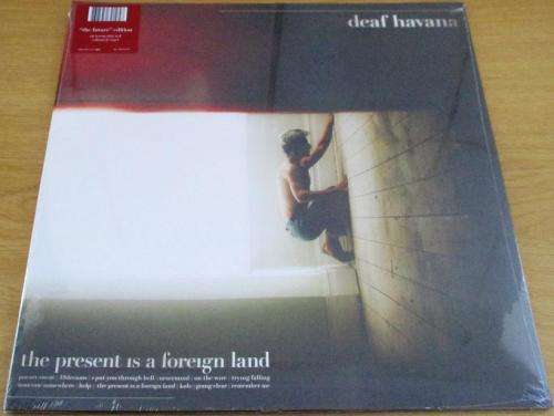 DEAF HAVANNA The Present Is A Foreign Land RED VINYL LP RECORD