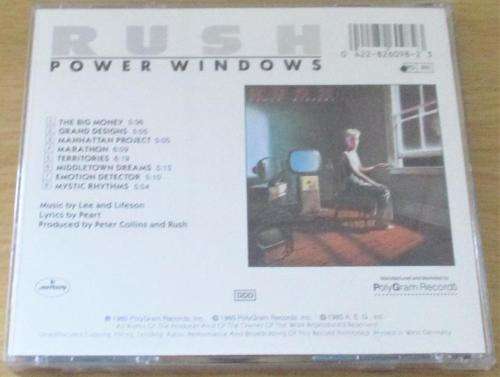 RUSH Power Windows CD