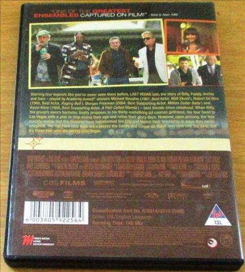 CULT FILM: LAST VEGAS Douglas De Niro Freeman [DVD Box 11]