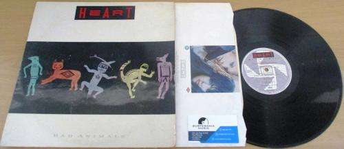 HEART Bad Animals LP VINYL RECORD