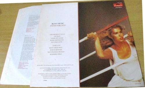 ROXY MUSIC Flesh + Blood LP VINYL RECORD