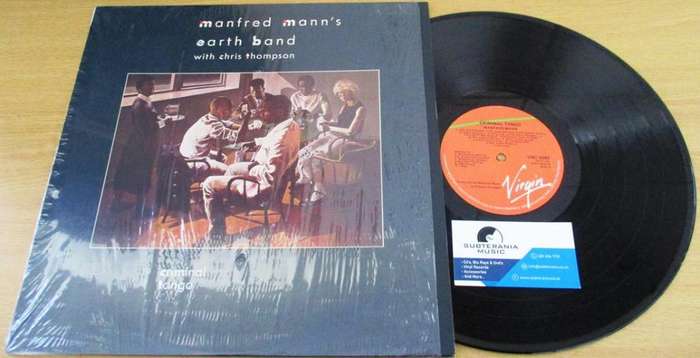 MANFRED MANN`S EARTH BAND with  CHRIS THOMPSON Criminal Tango LP VINYL RECORD