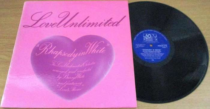 BARRY WHITE LOVE UNLIMITED Rhapsody in White LP VINYL RECORD