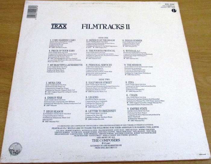FILMTRACKS II The Best of British Film Music LP VINYL RECORD