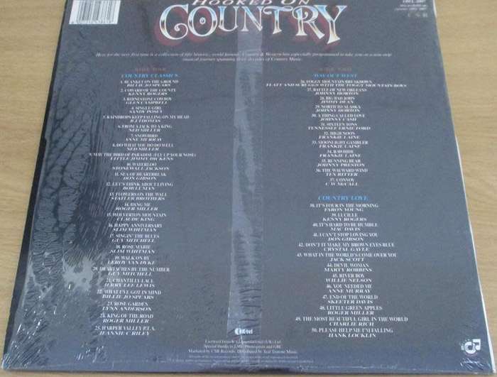 HOOKED ON COUNTRY LP VINYL RECORD