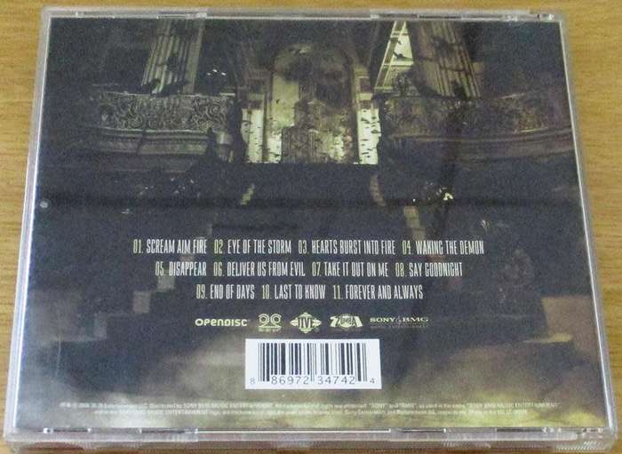 BULLET FOR MY VALENTINE Scream Aim Fire CD [Shelf A]