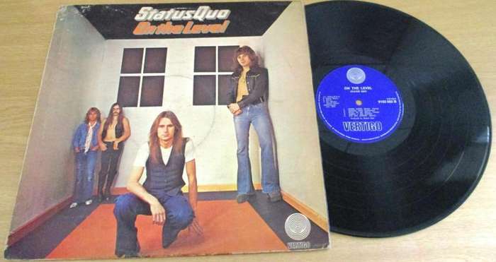 STATUS QUO  On the Level LP VINYL RECORD [Shelf G]