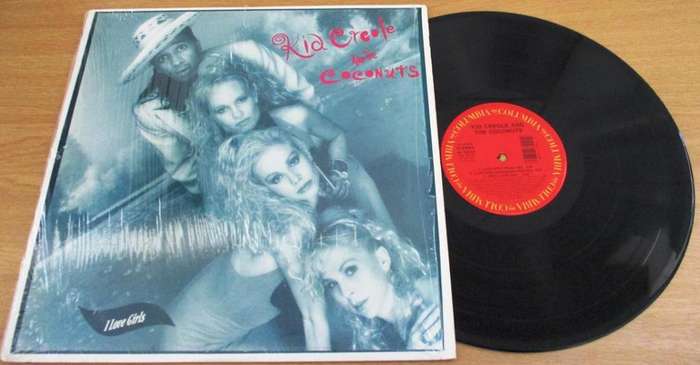 12` Maxi Dance Single : KID CREOLE and the COCONUTS I Love Girls 12` VINYL RECORD [house]