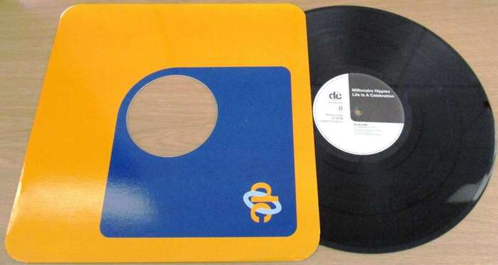 12` Maxi Dance Single: MILLIONAIRE HIPPIES Life Is A Celebration PROMO 12` VINYL RECORD [HOUSE]