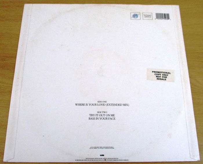 12` Maxi Dance Single: GAIL ANN DORSEY Where is your Love? 12` VINYL RECORD [RnB]