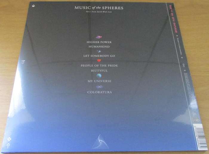 COLDPLAY Music of the Spheres COLOURED LP VINYL Record