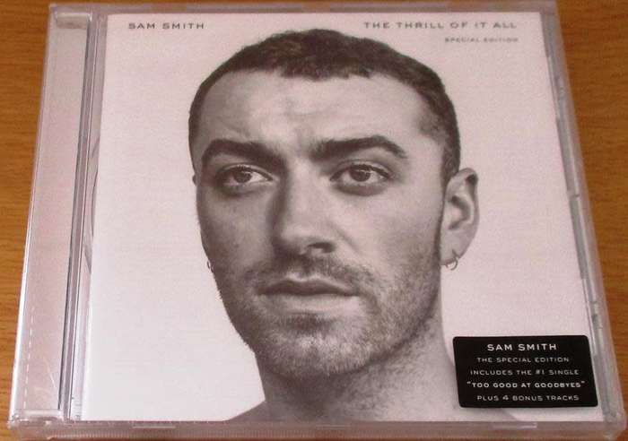 SAM SMITH The Thrill of It All Special Edition CD [shelf h]