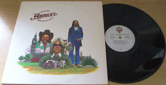 AMERICA History Greatest Hits LP VINYL RECORD