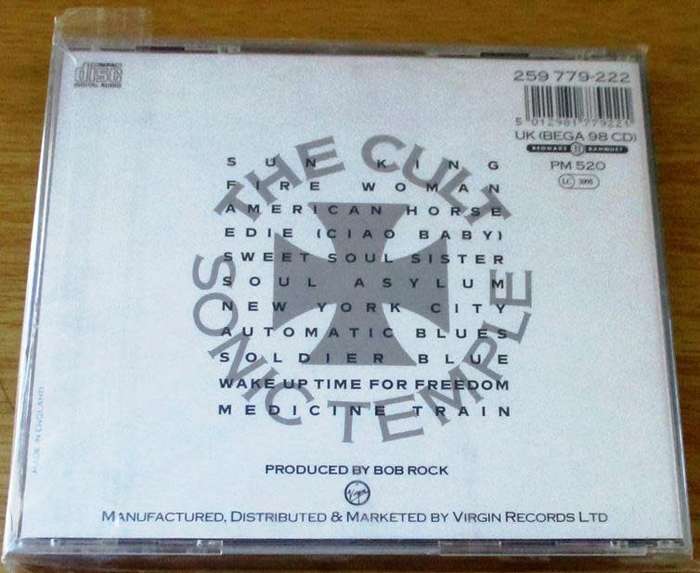 THE CULT Sonic Temple CD [Shelf G4]