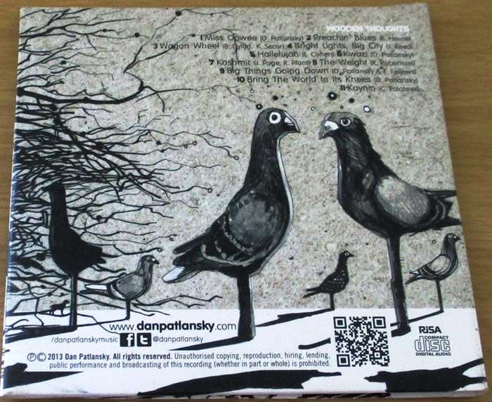 DAN PATLANSKY Wooden Thoughts Signed CD [Shelf G10]