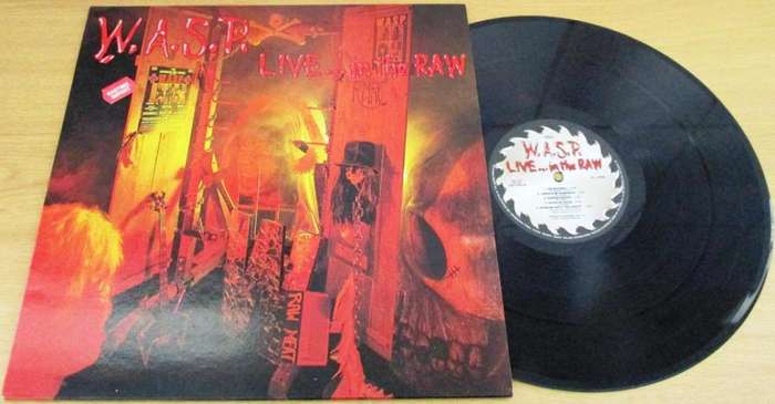 W.A.S.P. Live in the Raw Original 1987 UK Pressing VINYL Record