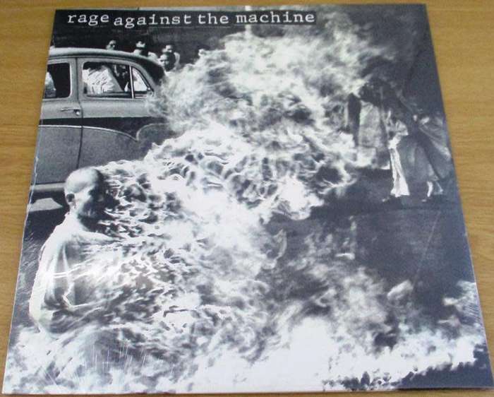 RAGE AGAINST THE MACHINE Rage Against the Machine LP VINYL Record [Shelf H]