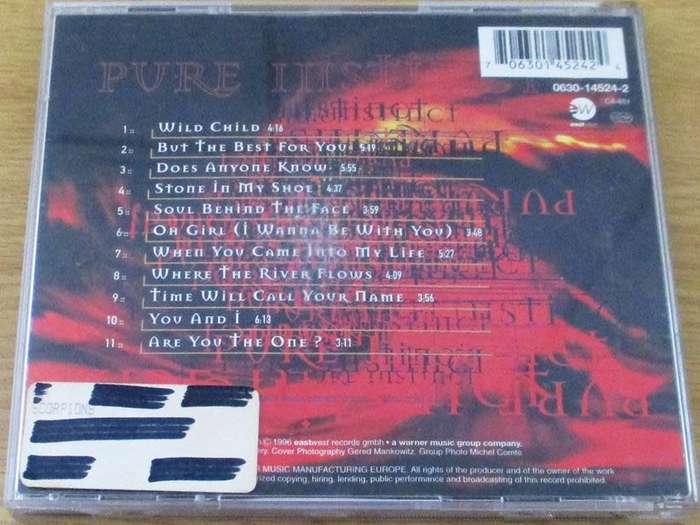 SCORPIONS Pure Instinct [Shelf G Box 10]