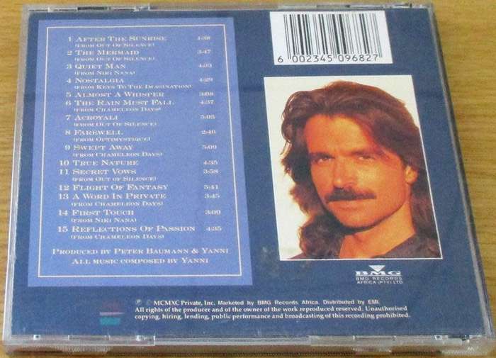 YANNI Reflections of Passion CD [Shelf G Box 12]