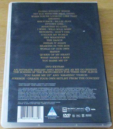 WESTLIFE Live at Wembley DVD