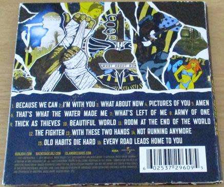 BON JOVI What About Now? Deluxe Edition South African Tour Edition  [Shelf G Box 2]