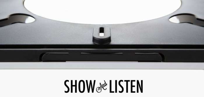SHOW & LISTEN ALBUM COVER INTERCHANGEABLE DISPLAY FRAME - BLACK (31.75 x 31.75cm) ONE FRAME ONLY