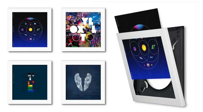 SHOW & LISTEN ALBUM COVER INTERCHANGEABLE DISPLAY FRAME - WHITE (31.75 x 31.75cm) ONE FRAME ONLY