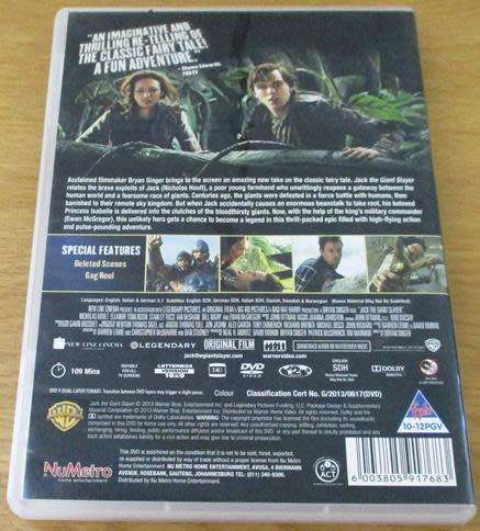 CULT FILM: JACK THE GIANT SLAYER DVD [DVD BOX 1]