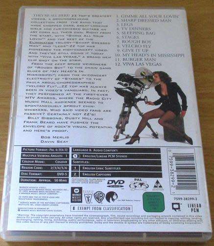 ZZ TOP Greatest Hits DVD