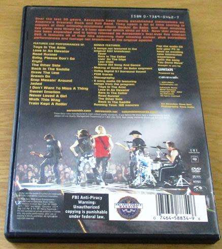 AEROSMITH You Gotta Move Live DVD