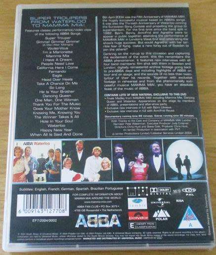 ABBA Super Troupers A Celebration Film DVD
