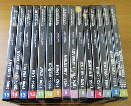 FIFA WORLD CUP 1-15 DVD [BBOX 10] 15 DVDs