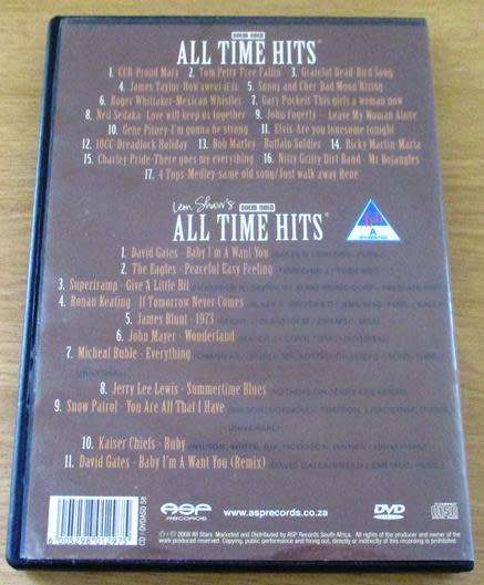 SOLID GOLD ALL TIME HITS CD+DVD