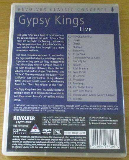 GYPSY KINGS Live DVD